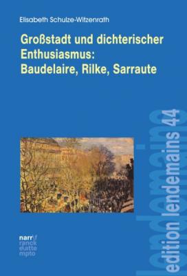 Großstadt und dichterischer Enthusiasmus Baudelaire, Rilke, Sarraute - Elisabeth Schulze-Witzenrath