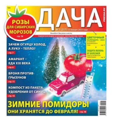 Дача Pressa.ru 01-2023 - Редакция газеты Дача Pressa.ru