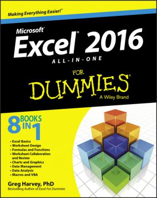 Excel 2016 All-in-One For Dummies - Greg  Harvey