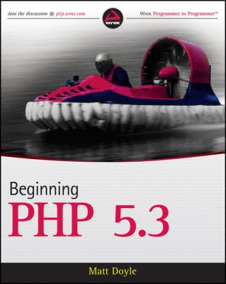 Beginning PHP 5.3 - Matt  Doyle