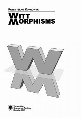 Witt morphisms - PrzemysÅ‚aw Koprowski