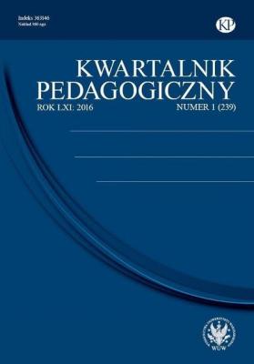 Kwartalnik Pedagogiczny 2016/1 (239) - Praca zbiorowa