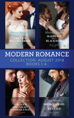 Modern Romance August 2018 Books 1-4 Collection - Tara Pammi