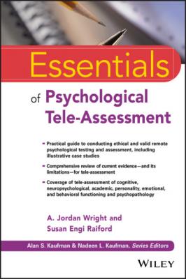 Essentials of Psychological Tele-Assessment - A. Jordan Wright