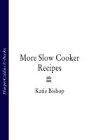 More Slow Cooker Recipes - Katie Bishop