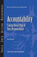 Accountability: Taking Ownership of Your Responsibility - Henry Browning