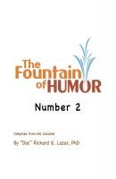 The Fountain of Humor Number 2 - Richard G. Lazar PhD