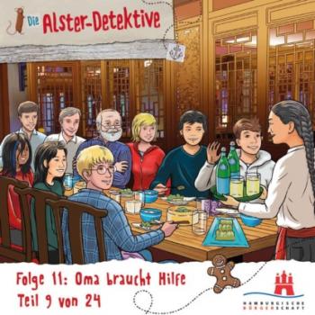 Читать Die Alster-Detektive, Adventskalender, Teil 9: Folge 11: Oma braucht Hilfe - Kai Schwind