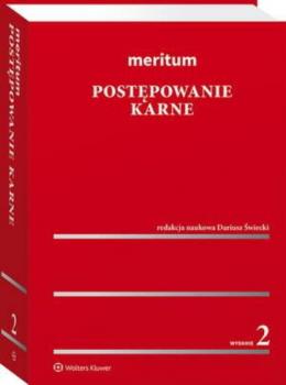 Читать Meritum Postępowanie karne - Krzysztof Eichstaedt