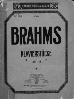 Читать Sechs Klavierstucke v. J. Brahms - Иоганнес Брамс