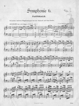 Читать Symphonie № 6 (Pastoral) F-Dur - Людвиг ван Бетховен