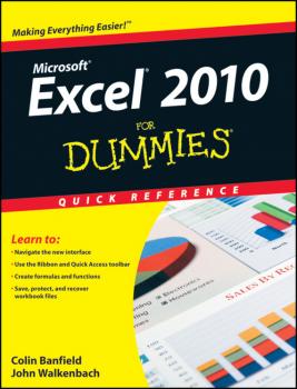 Читать Excel 2010 For Dummies Quick Reference - John  Walkenbach