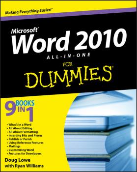 Читать Word 2010 All-in-One For Dummies - Doug  Lowe