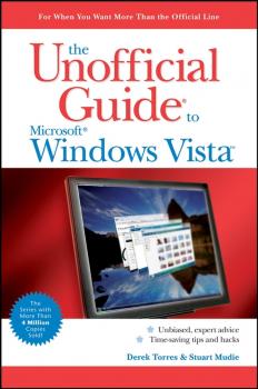 Читать The Unofficial Guide to Windows Vista - Derek  Torres