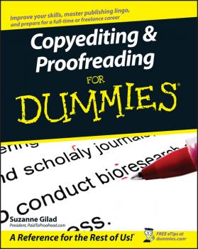 Читать Copyediting and Proofreading For Dummies - Suzanne  Gilad