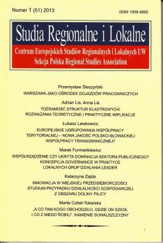 Читать Studia Regionalne i Lokalne nr 1(51)/2013 - Grzegorz Gorzelak