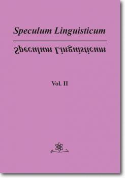 Читать Speculum Linguisticum Vol. 2 - Jan WawrzyÅ„czyk