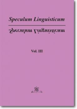 Читать Speculum Linguisticum Vol. 3 - Jan WawrzyÅ„czyk