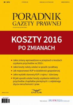 Читать Koszty 2016 po zmianach - Tomasz Krywan