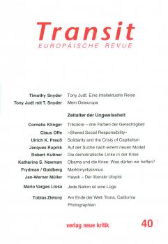 Читать Transit 40. Europäische Revue - Timothy Snyder