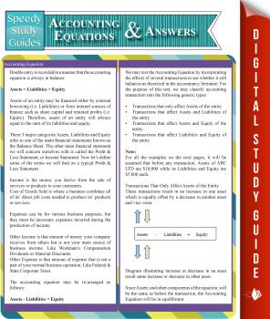 Читать Accounting Equations And Answers (Speedy Study Guides) - Speedy Publishing