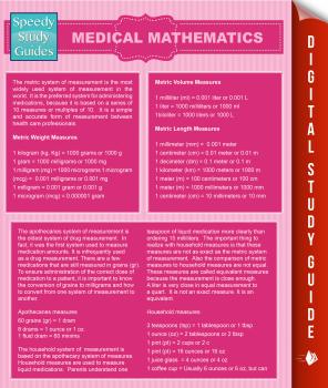 Читать Medical Mathematics (Speedy Study Guides) - Speedy Publishing