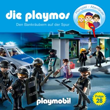 Читать Die Playmos - Das Original Playmobil Hörspiel, Folge 28: Den Bankräubern auf der Spur - Simon X. Rost