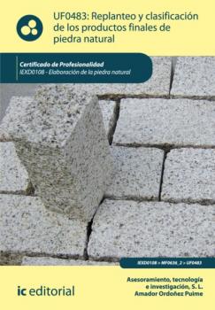 Читать Replanteo y clasificación de los productos finales en piedra natural. IEXD0108 - Tecnología e Investigación S.L. Asesoramiento
