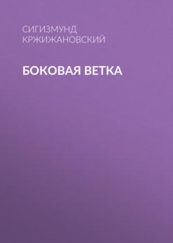 Читать Боковая ветка - Сигизмунд Кржижановский