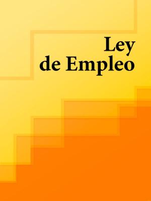 Ley de Empleo - Espana