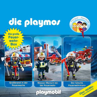 Die Playmos - Das Original Playmobil Hörspiel, Die große Feuerwehr-Box, Folgen 42, 57, 62 - Simon X. Rost
