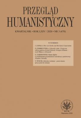 Przegląd Humanistyczny 2020/3 (470) - Группа авторов