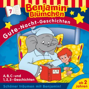 Читать Benjamin Blümchen, Gute-Nacht-Geschichten, Folge 7: A,B,C- und 1,2,3-Geschichten (Ungekürzt) - Vincent Andreas