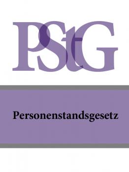 Читать Personenstandsgesetz – PStG - Deutschland