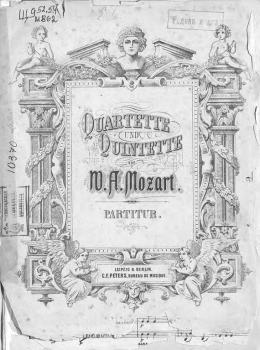 Читать Quartette und Quintette v. W. A. Mozart - Вольфганг Амадей Моцарт