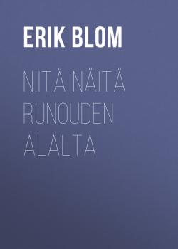 Читать Niitä näitä runouden alalta - Erik Johan Blom