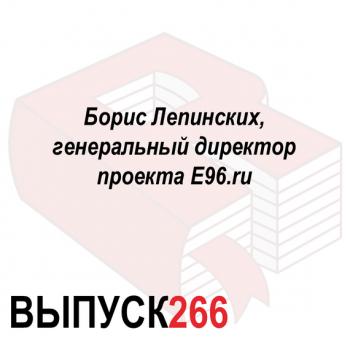 Читать Борис Лепинских, генеральный директор проекта E96.ru - Максим Спиридонов