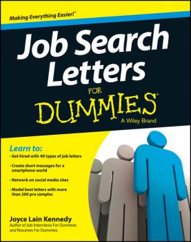 Читать Job Search Letters For Dummies - Joyce Lain Kennedy