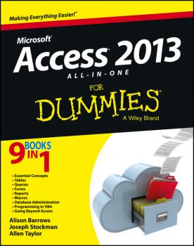 Читать Access 2013 All-in-One For Dummies - Alison  Barrows