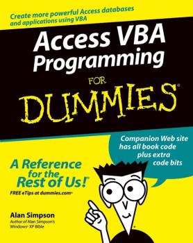 Читать Access VBA Programming For Dummies - Alan  Simpson