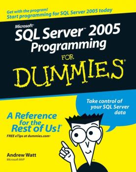 Читать Microsoft SQL Server 2005 Programming For Dummies - Andrew  Watt