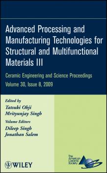 Читать Advanced Processing and Manufacturing Technologies for Structural and Multifunctional Materials III - Mrityunjay  Singh