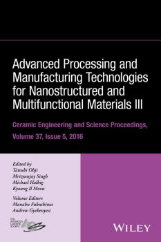 Читать Advanced Processing and Manufacturing Technologies for Nanostructured and Multifunctional Materials III - Mrityunjay  Singh