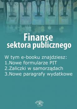 Читать Finanse sektora publicznego, wydanie kwiecień 2016 r. - Praca zbiorowa