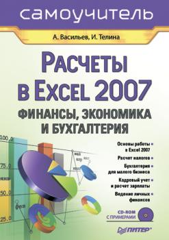 Читать Расчеты в Excel 2007. Финансы, экономика и бухгалтерия. Самоучитель - Ирина Телина