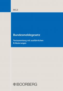 Читать Bundesmeldegesetz - Reiner Belz