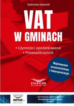 Читать VAT w gminach. Czynności opodatkowane.Prewspółczynnik - Radosław Kowalski