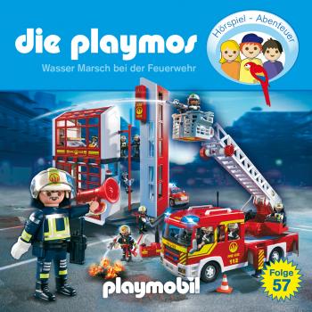 Читать Die Playmos - Das Original Playmobil Hörspiel, Folge 57: Wasser Marsch bei der Feuerwehr - Simon X. Rost
