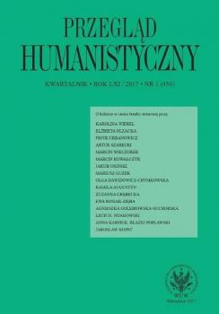 Читать Przegląd Humanistyczny 2017/1 (456) - Группа авторов