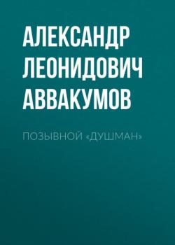 Читать Позывной «Душман» - Александр Леонидович Аввакумов